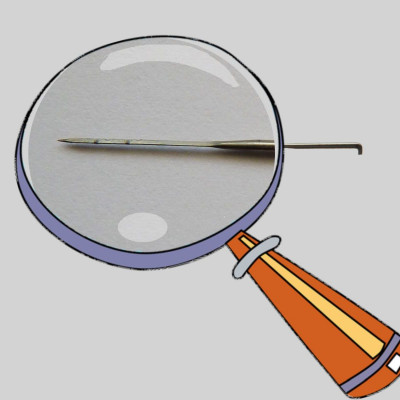 Flinke Filznadel - fein mit effektiven Häkchen - gelbe Markierung