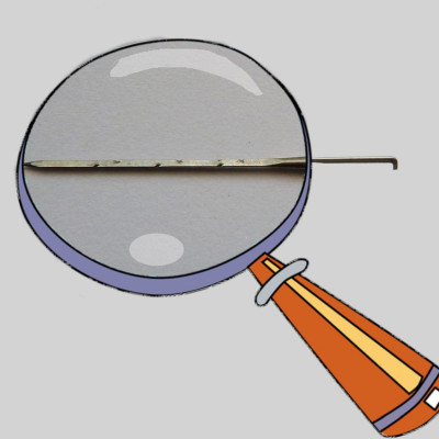 Flinke Filznadel - 32 Gauge - Limette Markierung