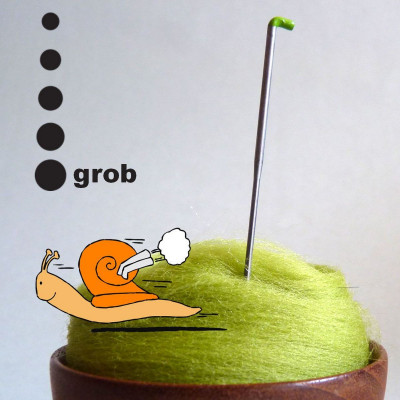 Flinke Filznadel - 32 Gauge - Limette Markierung