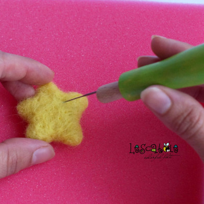 Großer Holznadelhalter