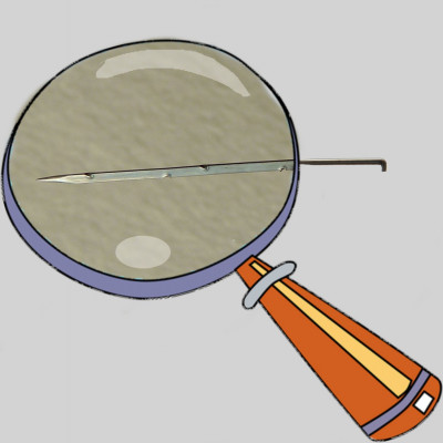 Allzwecknadel - 36 Gauge - bordeaux Markierung