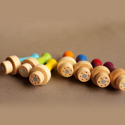 6er-Filznadelgriff aus Holz