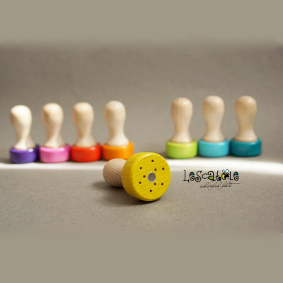 9er-Filznadelgriff aus Holz