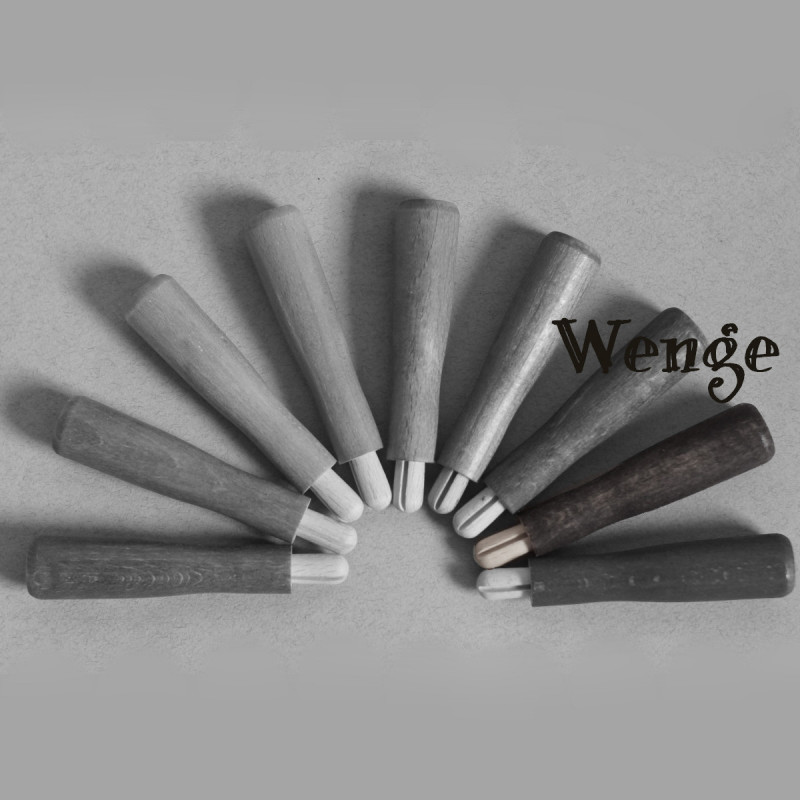 Großer Filznadelgriff aus Holz - Wenge