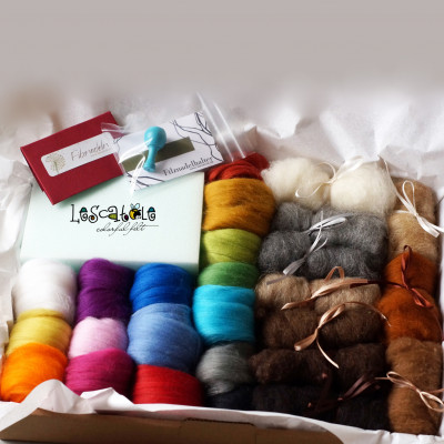 Großes Starterset zum Nadelfilzen