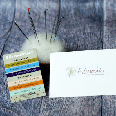 Filznadelset für die Oberflächenüberarbeitung