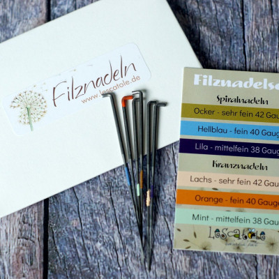 Filznadelset für die Oberflächenüberarbeitung