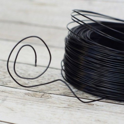 ALUDRAHT SCHWARZ • Ø 1MM • 2,5M