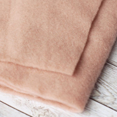 Vorfilz aus reiner Wolle - Hautfarben