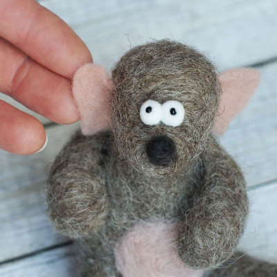 Vorfilz aus reiner Wolle