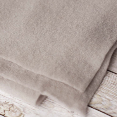 Vorfilz aus reiner Wolle - Hellgrau