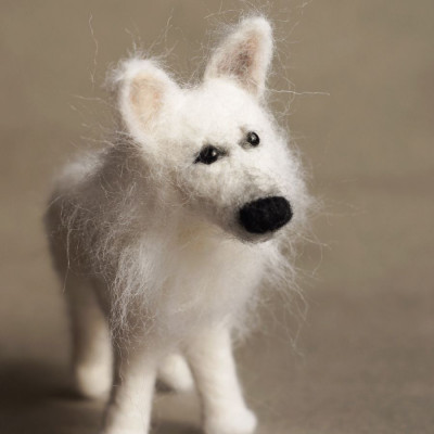 6 Paar schwarze Glasaugen am Draht  Ø 4mm oder 6mm