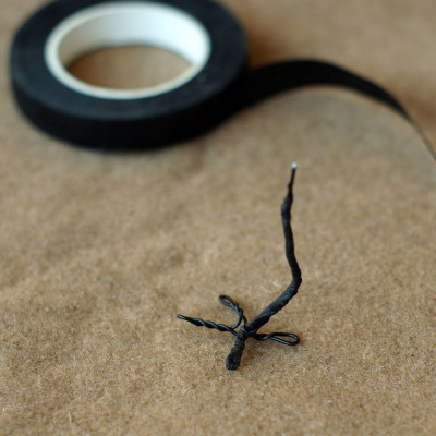 Kreppwickelband schwarz