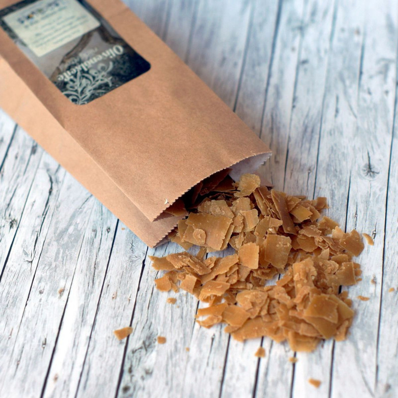 OLIVENÖLSEIFE-FLOCKEN ZUM NASSFILZEN