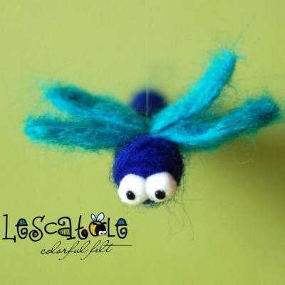 Libelle - nadelgefilzt