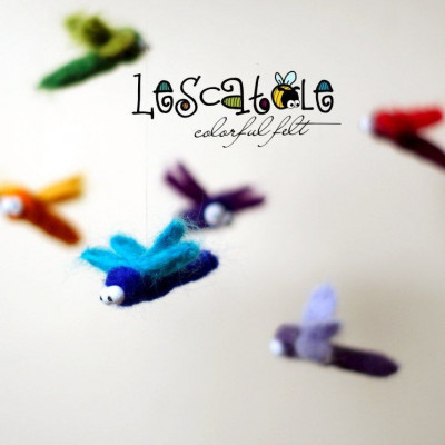 Libelle - nadelgefilzt