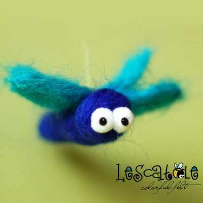 Libelle - nadelgefilzt