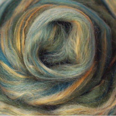 Mischkammzug 'Gold-Eukalyptus'