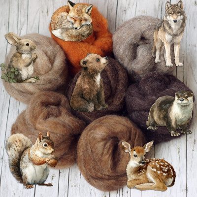 Wollset Woodland Creatures