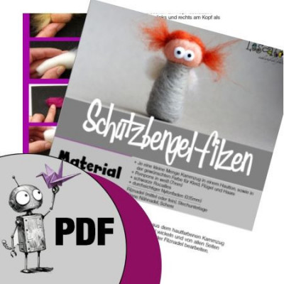 PDF-Anleitung Schutzengel filzen