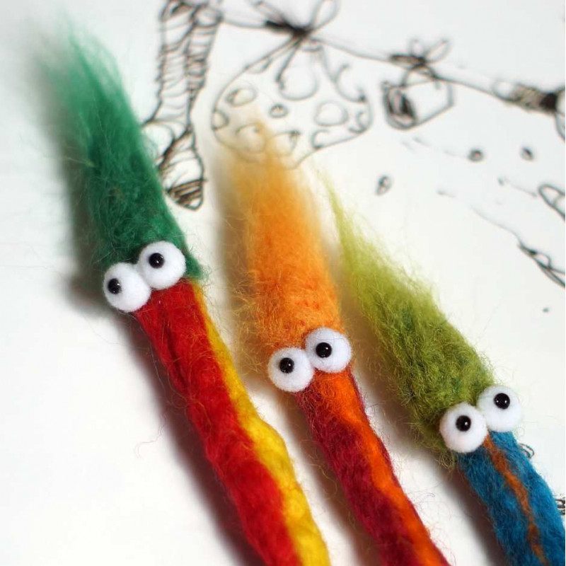 Lesezeichen Bücherwurm