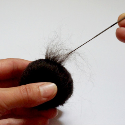 Fellnadel - grob - 32 Gauge - schwarze Markierung