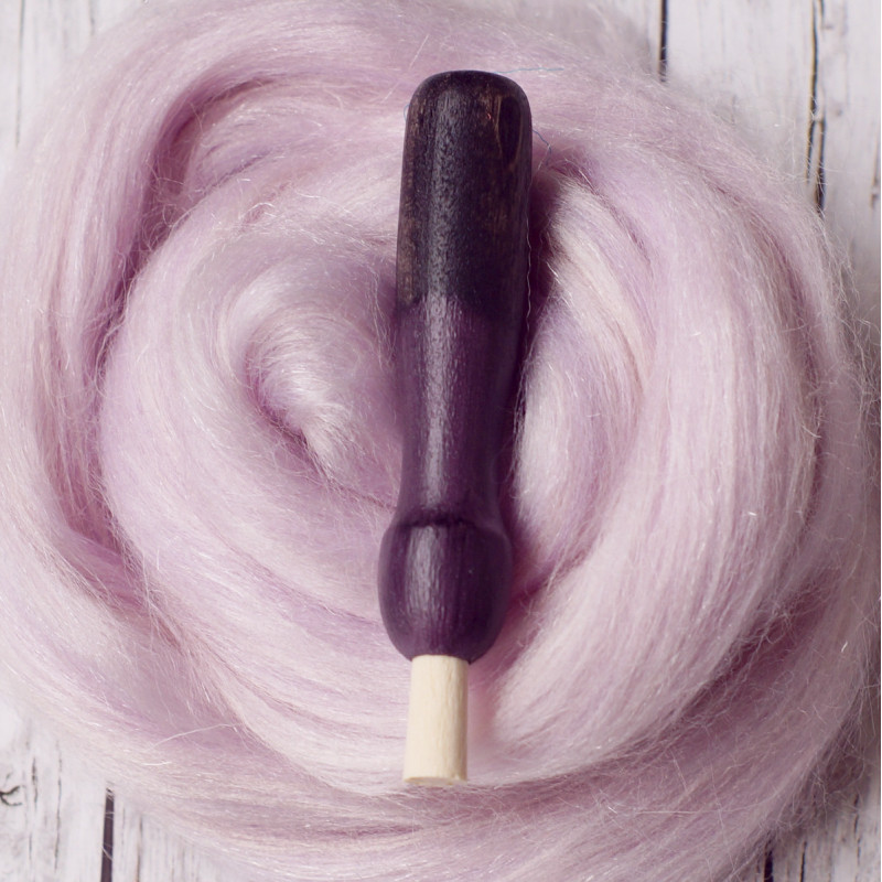 Nadelhalter Farbkombination Lavendel-Wenge