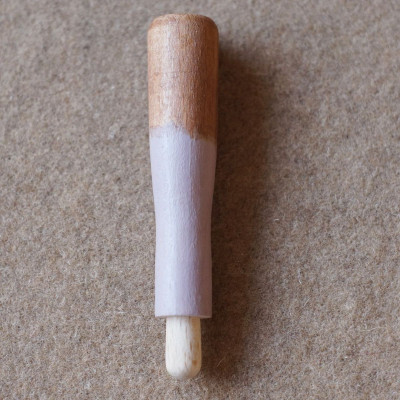 Großer Filznadelgriff handbemalt