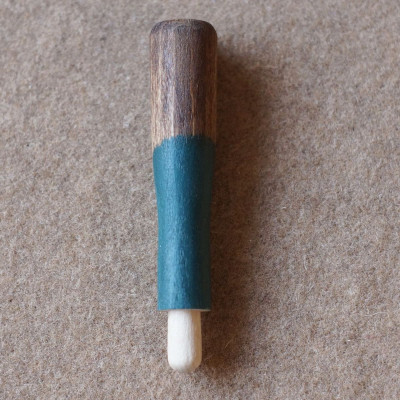 Großer Filznadelgriff handbemalt