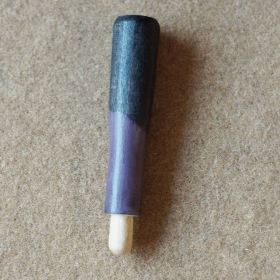 Großer Filznadelgriff handbemalt