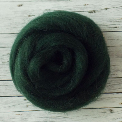 Kammzug Flaschengrün