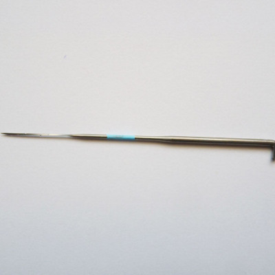 Spiralfilznadel 40 Gauge - hellblau markiert