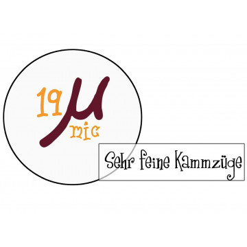 Sehr feine Kammzüge