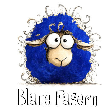 Blaue Fasern