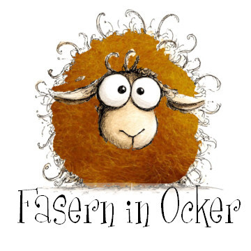 Ockerfarbene Fasern
